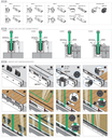 Bodenprofil, Easy Glass Hybrid, Bodenm., MOD 6910, Aluminium, matt schwarz (RAL 9005)