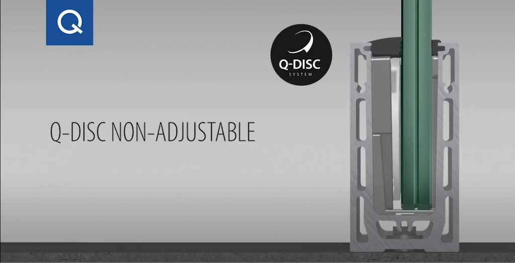 Bodenprofil, Easy Glass Hybrid, Bodenm., MOD 6910, Aluminium, matt schwarz (RAL 9005)