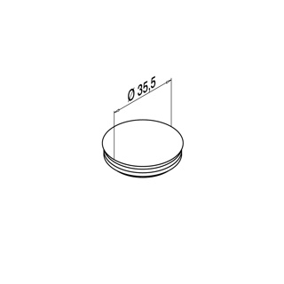 Blendstopfen, EG Smart/Prime, Seitenm., MOD 8238, Kunststoff