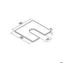 Distanzplatten für EG Smart/EG Pro, Bodenm., MOD 8216, Alu^