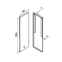 Endkappe, Easy Glass Pro &quot;Y&quot;, Seitenm., MOD 8142, Aluminium^