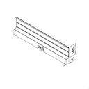 Blendleiste, Easy Glass Pro &quot;Y&quot;, Seitenm., MOD 8145, Alu^