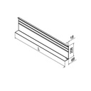 Blendleiste, Easy Glass Smart &quot;Y&quot;, Seitenm., MOD 8245, Alu^