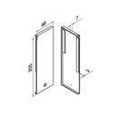 Endkappe, Easy Glass Smart &quot;Y&quot;, Seitenm., MOD 8242, Alu^