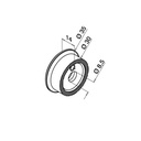 Adapter für Glasklemme MOD 4400/4600/5100/5200, MOD 0723 V2A^