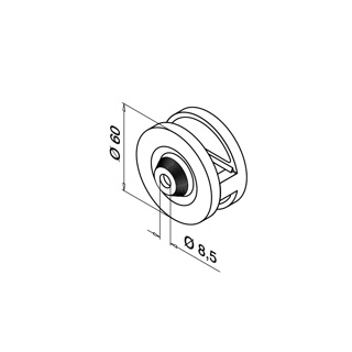 Glasklemme, MOD 4600, V2A^