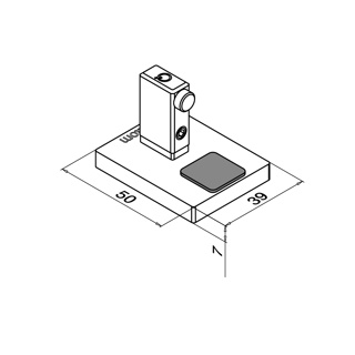 Endkappe, Easy Glass View, MOD 6832, Aluminium^