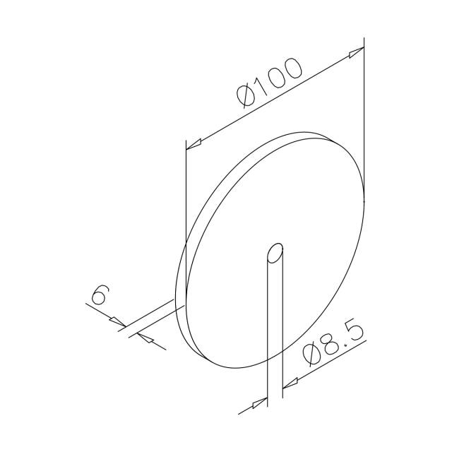 Wandbefestigungsplatte Spijker