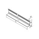 Blendleiste, Easy Glass Up Inverse, Seitenmontage,