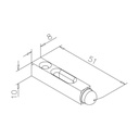 Endanschlag-Set für Deckenprofil Beracha^