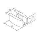 Bodenführung für Schiebetür Lale^