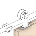 Laufrolle für Holzmontage Rodey^