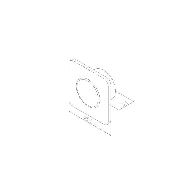 CleanSwitch Schalter mit Verbindungskabel 4-adrig, 5.000 mm Maglev^