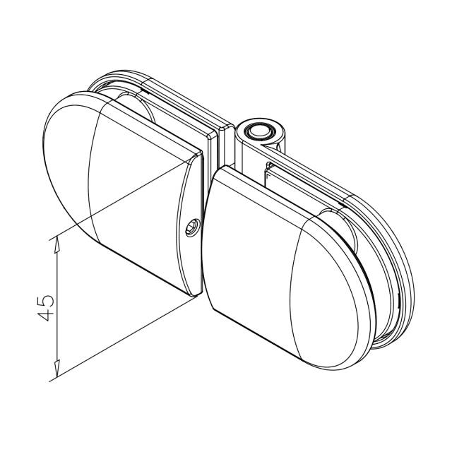 Türscharnier Pagan^