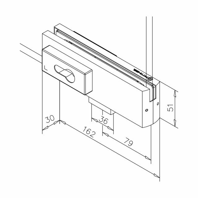 Glastürschloss Freya^