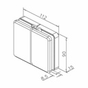 Glastürscharnier Leni^