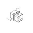 Handlaufverbinder, Square Line, MOD 4790, V4A^