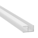 E-Profil-Alu, Weiss^