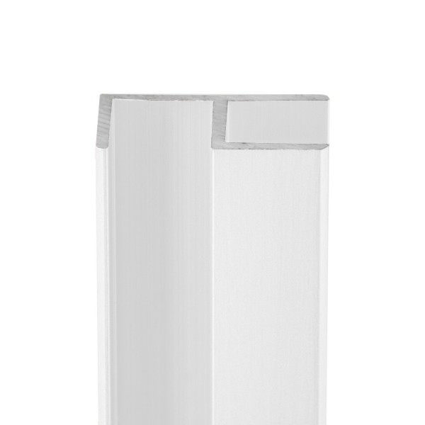 E-Profil-Alu, Weiss^