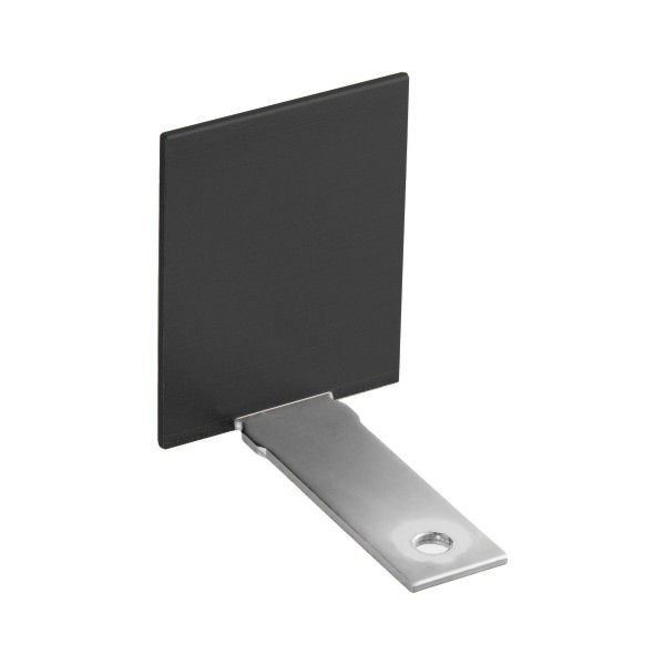 Endkappe Glas-Klemmprofil | 8-10 mm | Anthrazit^