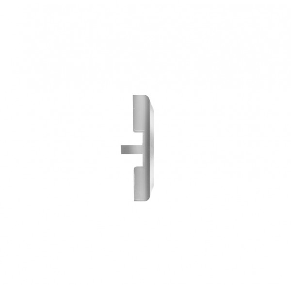 Endkappe Glas-Klemmprofil MINI | 8-8,76 mm | Hochglanz^