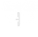Endkappe Glas-Klemmprofil MINI | 8-8,76 mm | Weiss^