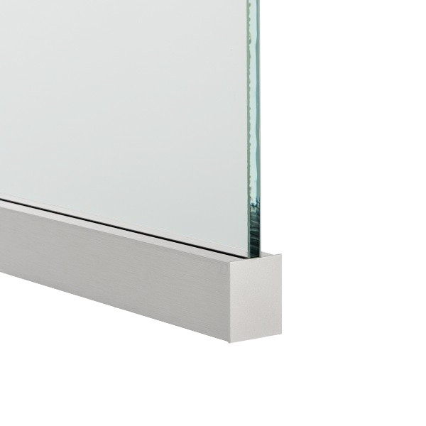 Endkappe Glas-Klemmprofil | 12-12,76 mm | Pressblank^