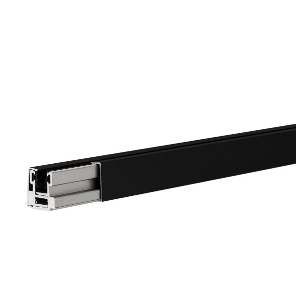 Endstück Glasklemmprofil MINI 8 - 8,76 mm - Schwarz^