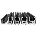 Endstück Glasklemmprofil MINI 8 - 8,76 mm - Anthrazit^