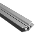 Flex-Eck-H-Profil-92°-142° 10 mm - Edelstahloptik^