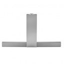 Glas T-Klemmprofil Set 10 mm - Edelstahloptik^