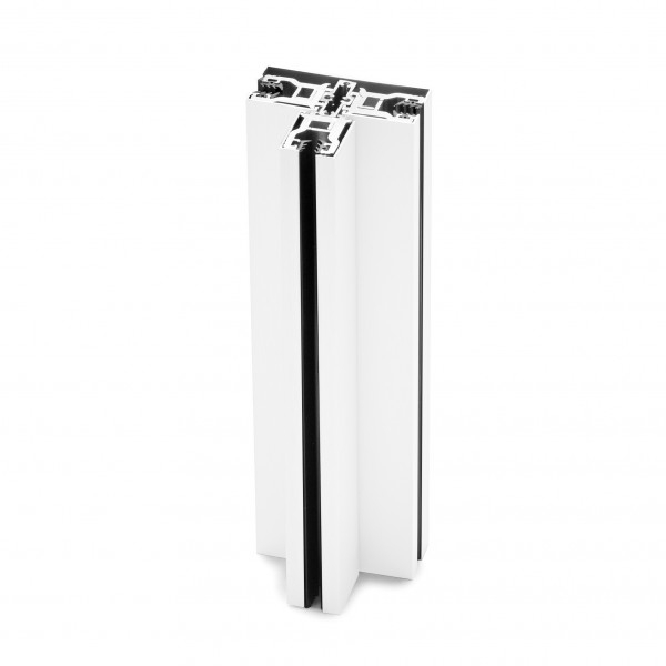 Glas T-Klemmprofil Set 10 mm - Weiss^