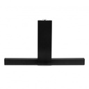 Glas T-Klemmprofil Set 10 mm - Schwarz^