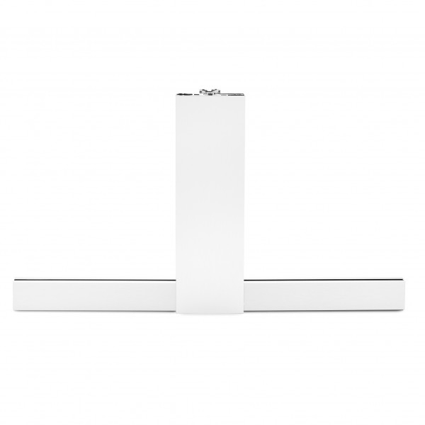 Glas T-Klemmprofil Set 10 mm - Weiss^