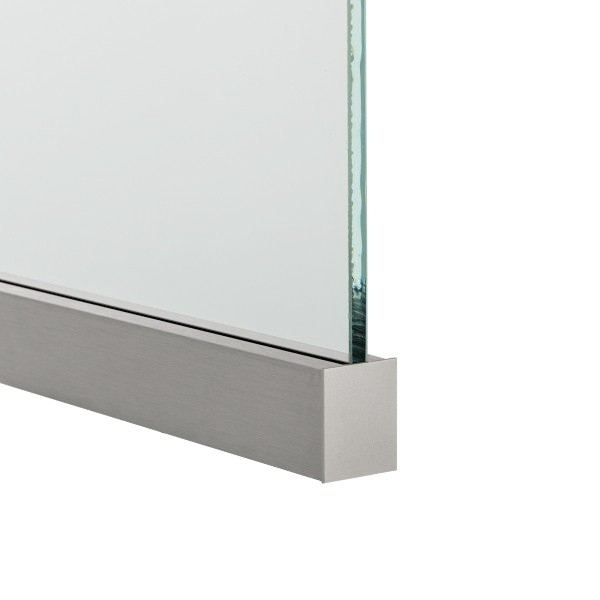 Glas-Klemmprofil | 8-8,76 mm | Pressblank^