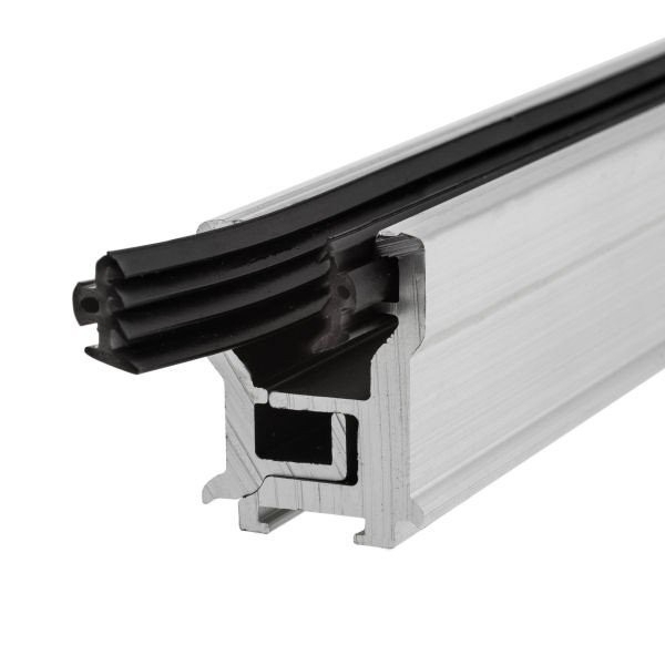 Glas-Klemmprofil | 8-8,76 mm | Anthrazit