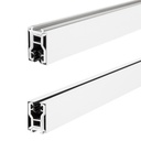 Glas-Klemmprofil | 8-8,76 mm | Weiss^