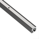 Glas-Klemmprofil MINI | 8-8,76 mm | Anthrazit^