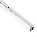 Glas-Klemmprofil MINI | 8-8,76 mm | Weiss^