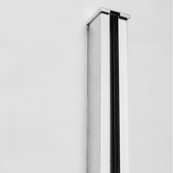 Glas-Klemmprofil MINI | 8-8,76 mm | Hochglanz^