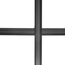 Sprossenprofile mit Klebebock - Schwarz^