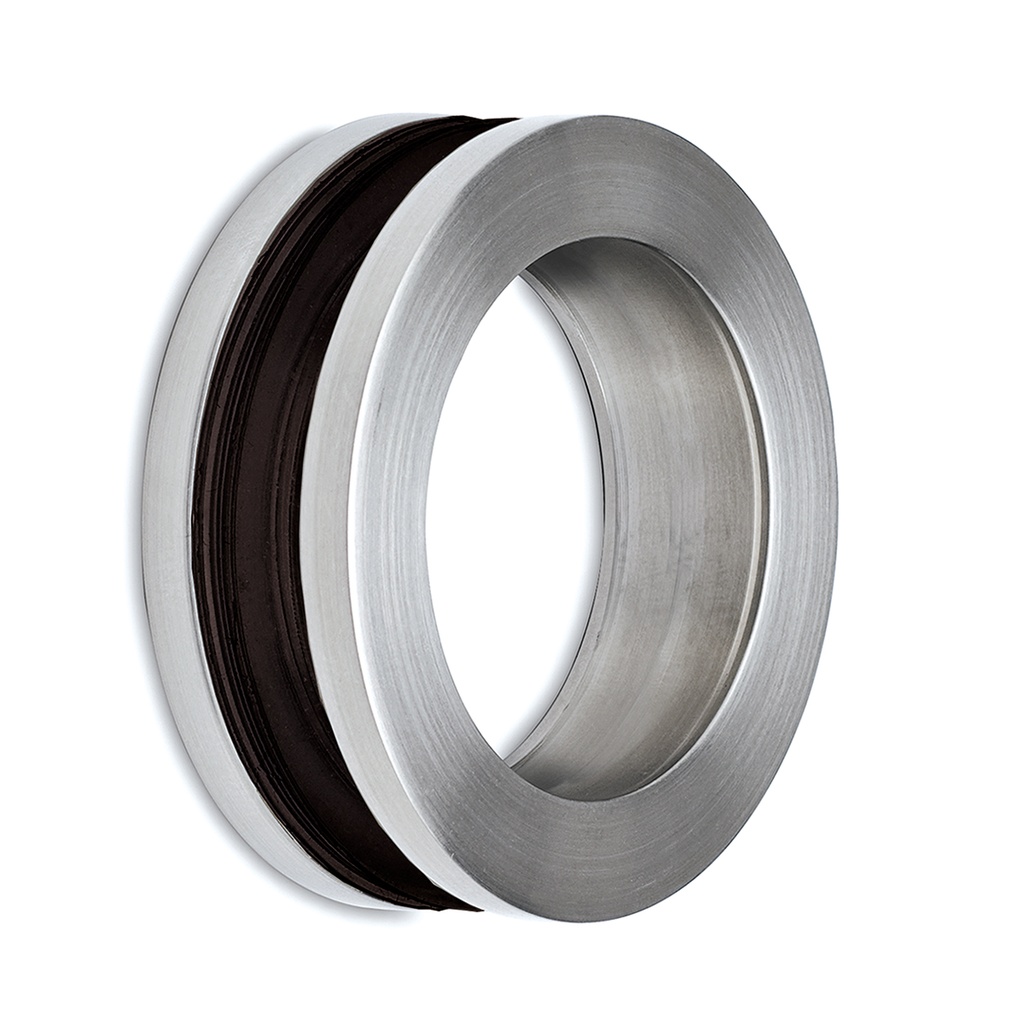 Offene Griffmuschel für Glastür Mikki