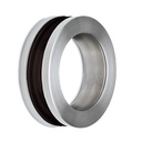 Offene Griffmuschel für Glastür Mikki