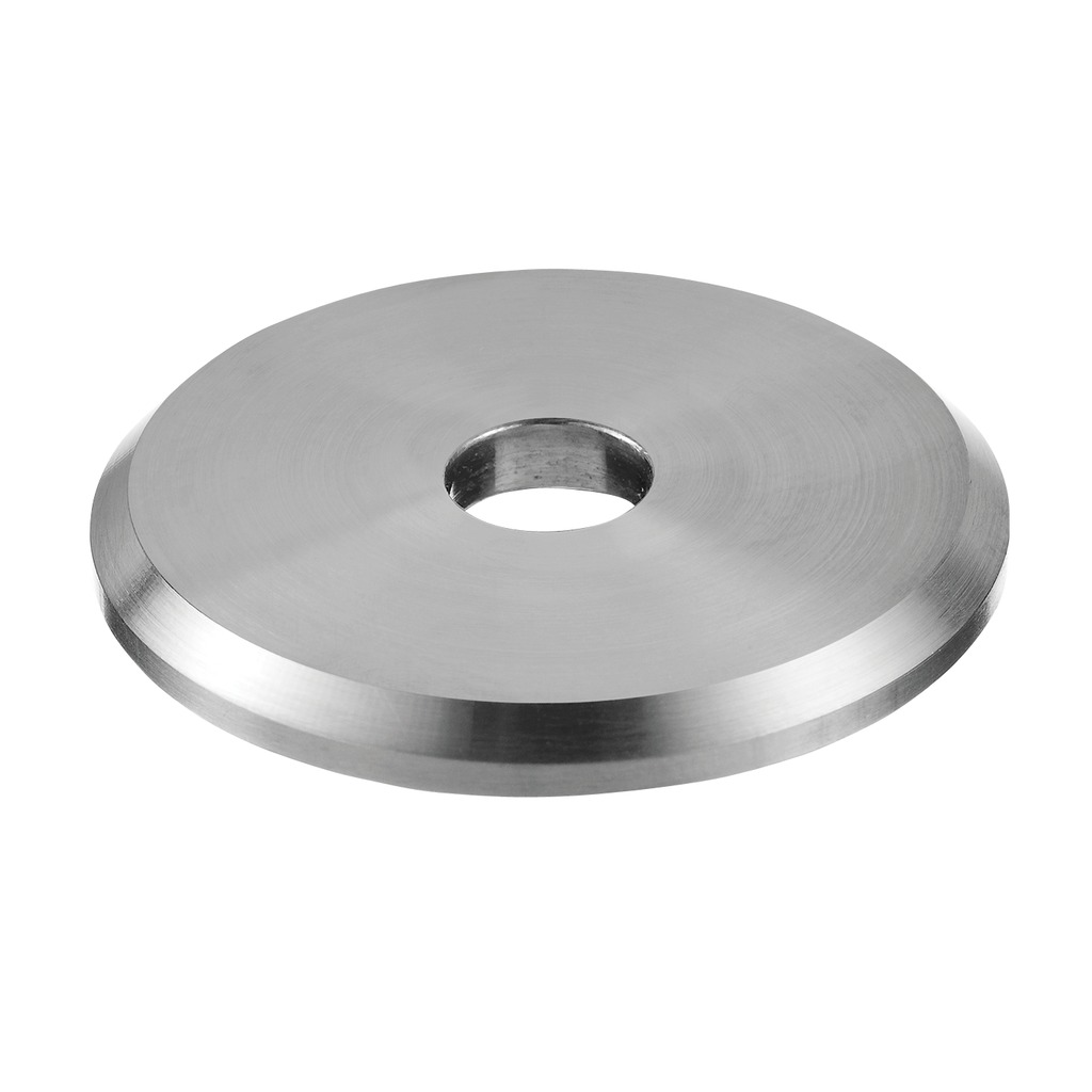 Handlaufplatte, Ø45 x 4 mm, Stab Ø10 mm, MOD 1937, V2A^