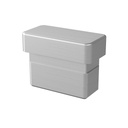 Endkappe für Rohr, 20x10 mm, Square Line, MOD 1712, V4A