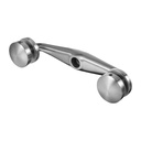 Spider-Glasadapter, 2-Arm, Ø50 mm, MOD 0750, V2A^