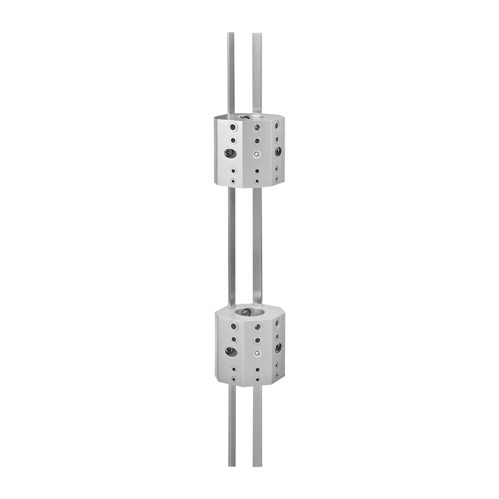 Bohrschablone, 2 Stück, versch. Längen, für M5, M6, M8, M10
