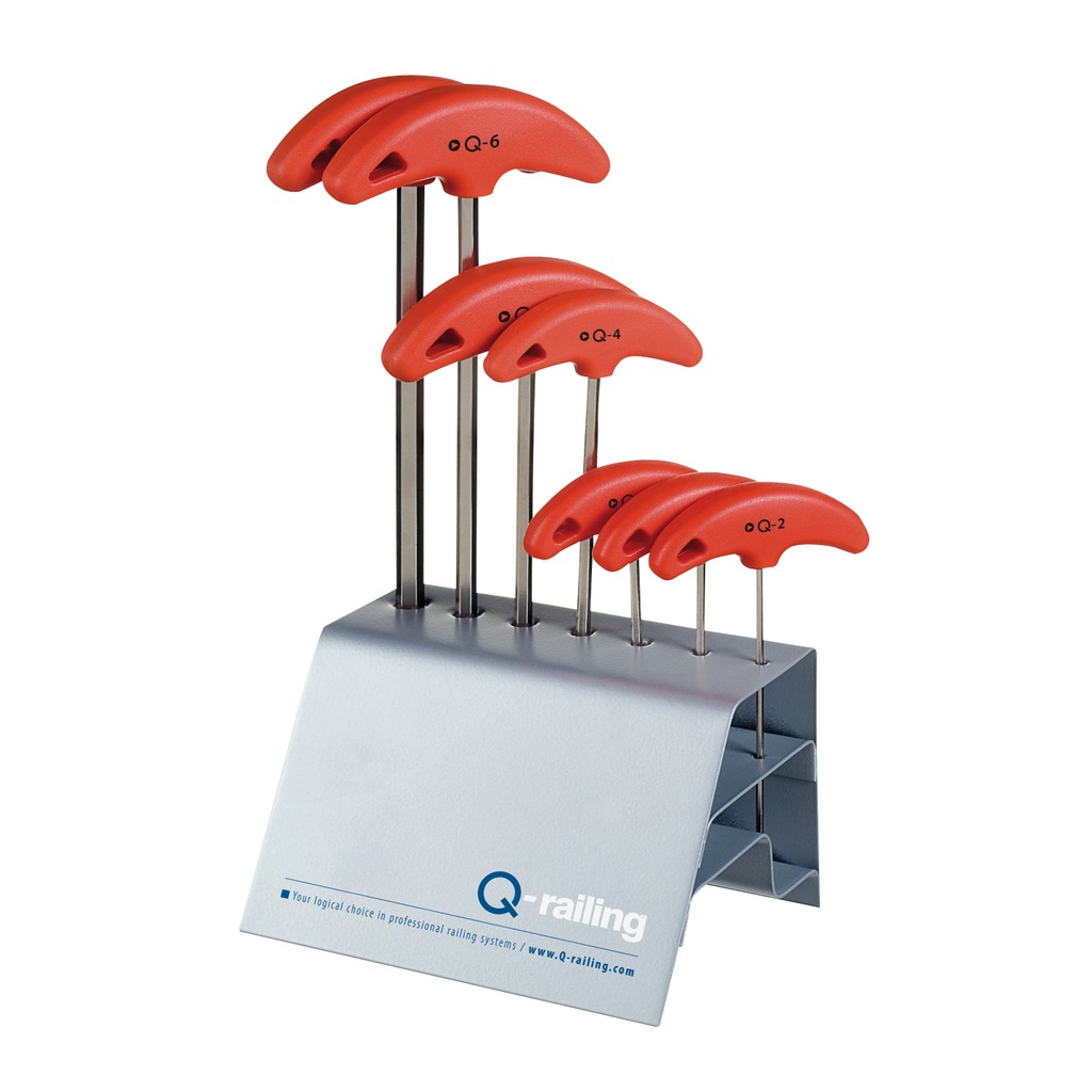 Set Sechskant-Schraubendreher, Gr. 2-2,5-3-4-5-6-8, MOD 1010, 7 Stück^