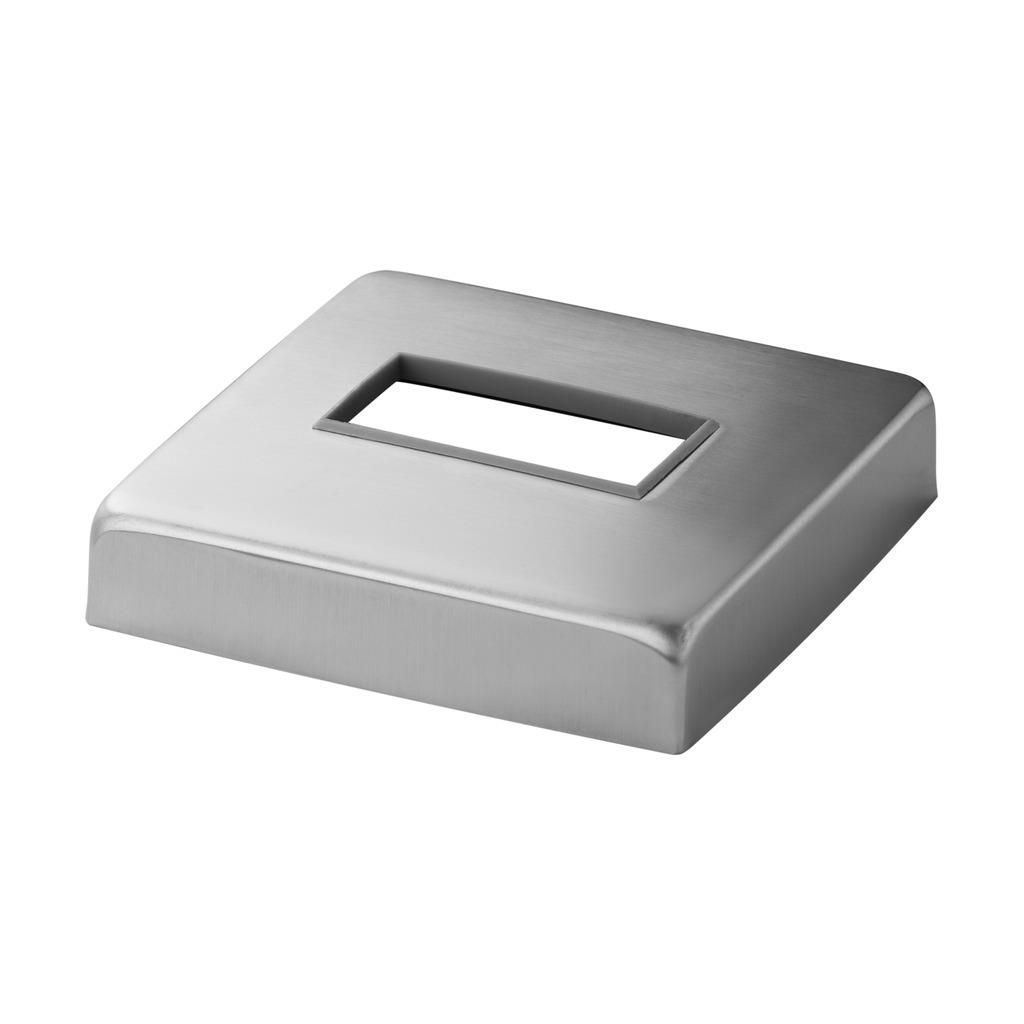 Abdeckkappe für Geländerpfosten, 60x30 mm, MOD 4513, V4A