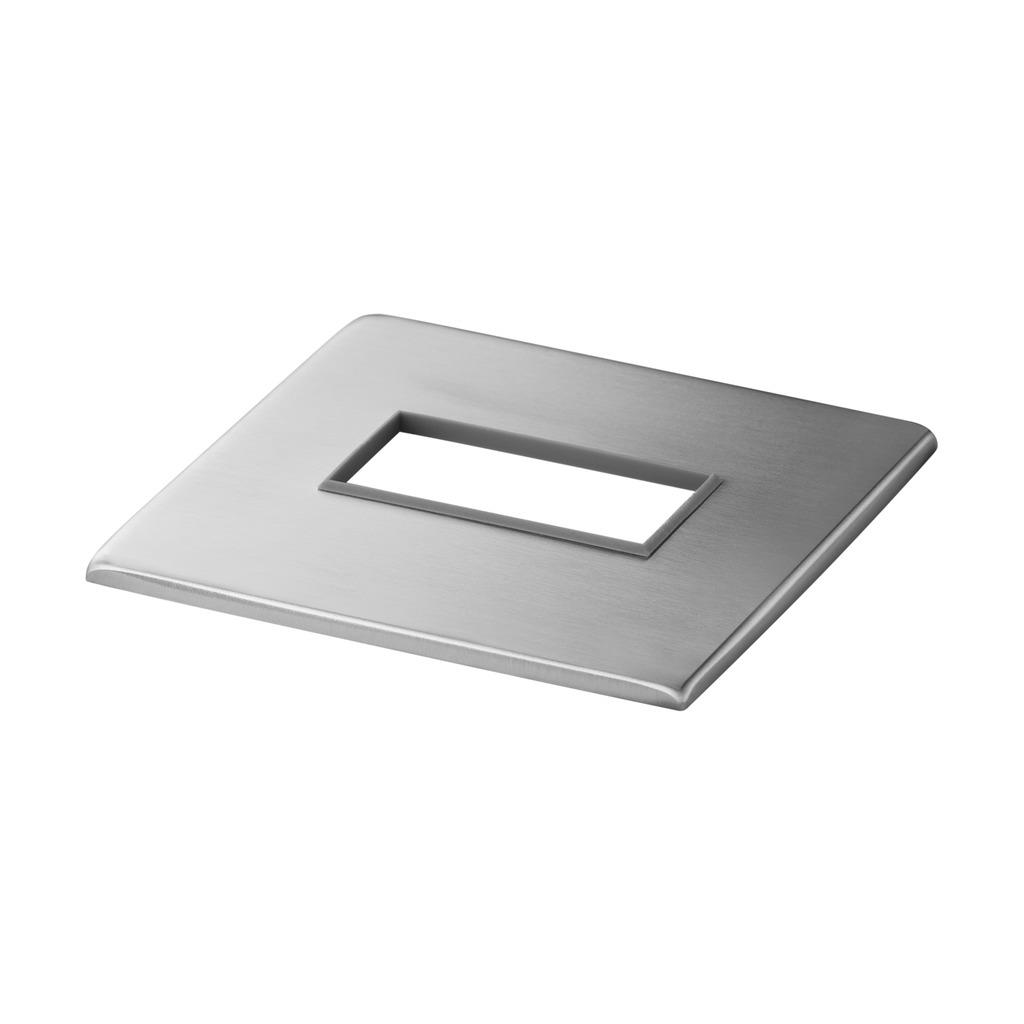 Abdeckkappe für Geländerpfosten 60x30 mm In-Bodenm., V4A